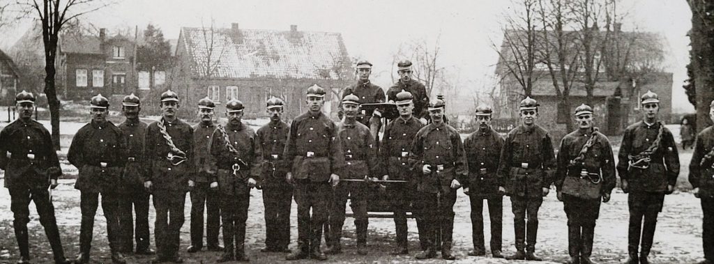 Freiwillige Feuerwehr Pölitz um 1925; Foto: Andreas Freitag